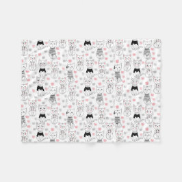 Katten Fleece Blanket Deken