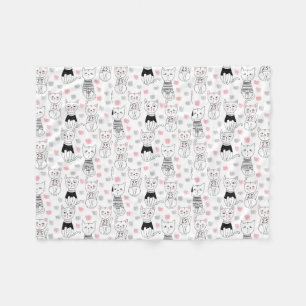 Katten Fleece Blanket Deken