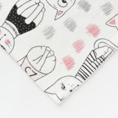 Katten Fleece Blanket Deken (Hoek)