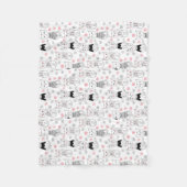 Katten Fleece Blanket Deken (Voorkant)
