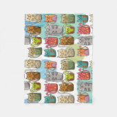 Katten! Fleece Deken (Voorkant)