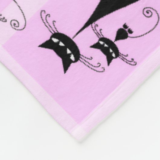 Katten Fleece Deken (Hoek)