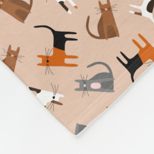 Katten Fleece Deken