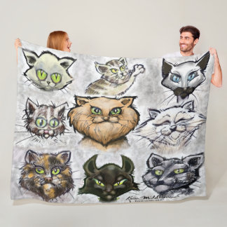 Katten Fleece Deken