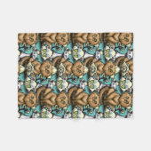 Katten Fleece Deken (Voorkant (Horizontaal))