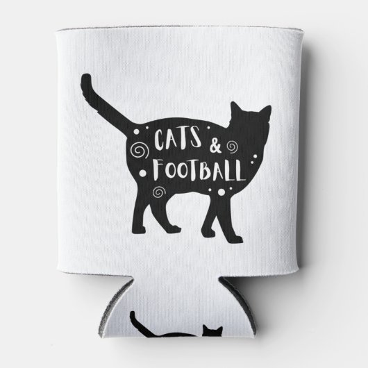 Katten & Football Blikjeskoeler (Voorkant)