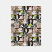 Katten Foto Collage Fleece Deken (Voorkant)