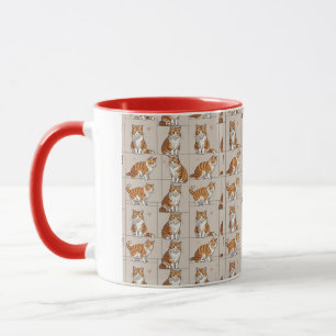 Katten Foto patroon, Mok