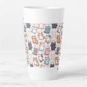 Katten Foto patroon, Mok (Voorkant)