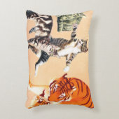 Katten gaan spelen accent kussen (Voorkant(Verticaal))