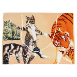 Katten gaan spelen Gift Bag Groot Cadeauzakje