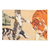 Katten gaan spelen kussensloop (Achterkant)