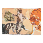 Katten gaan spelen kussensloop (Achterkant)