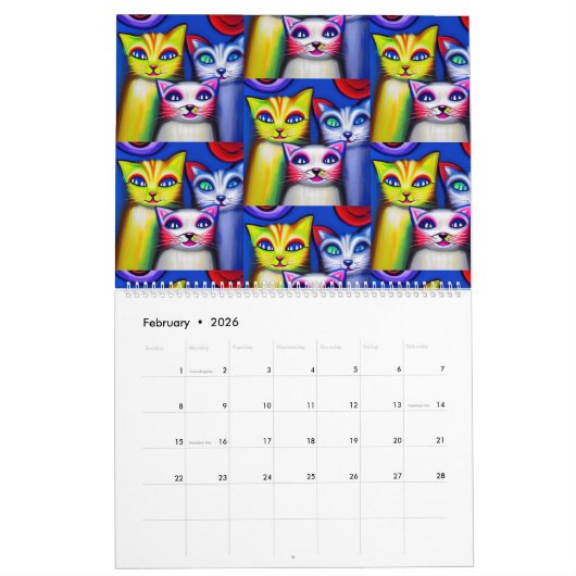 Katten gaan Wilde kalender 2023 (Feb 2026)