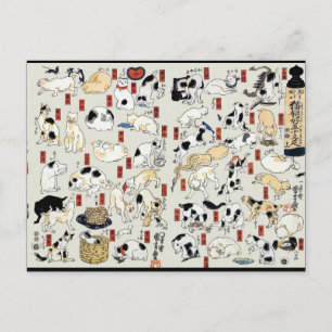 Katten Galore Briefkaart