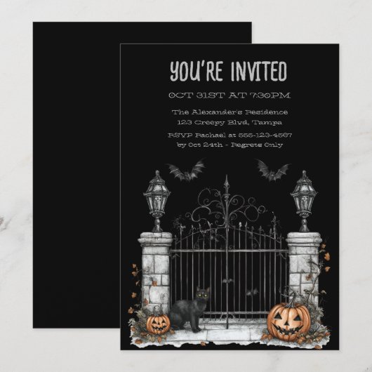 Katten Gatekeeper Custom Fun Kaart (Voorkant / Achterkant)