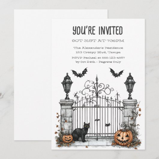 Katten Gatekeeper Custom Fun Kaart (Voorkant / Achterkant)