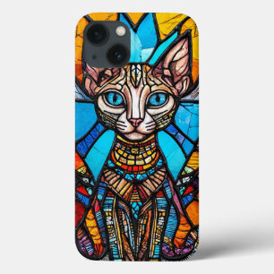 Katten Gebrandschilderd Glas Regenboog Uniek Esthe Case-Mate iPhone Case