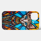 Katten Gebrandschilderd Glas Regenboog Uniek Esthe Case-Mate iPhone Case (Achterkant (horizontaal))