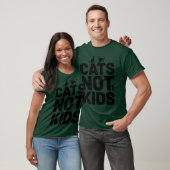 Katten geen kinder gave t-shirt (Unisex)