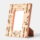 katten gegraveerde lijstjes (Links)