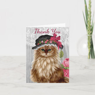 Katten gekleed in Petten Notecards Kaart
