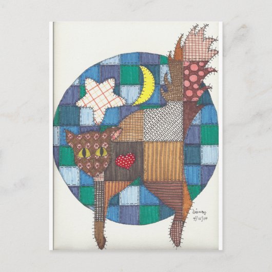 Katten - Gelild Briefkaart (Voorkant)