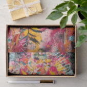 Katten gemengde gemengde papier collage tissuepapi (Geschenk)