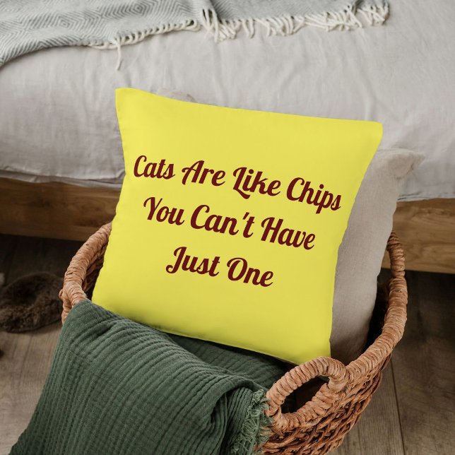 Katten Gepersonaliseerd Grappig Cool Pet Quote Gee Kussen (Creator heeft geüpload)