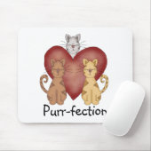 Katten Gesponnen-fectie Tshirts en Cadeaus Muismat (Met muis)