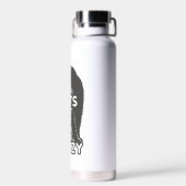 Katten geven er niet om als je gek bent waterfles (Achterkant)