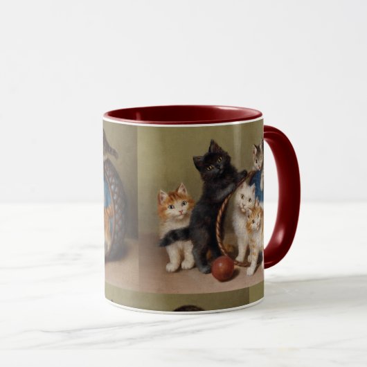 katten geven Sophie Sperlich de rode bal Mok (Voorkant rechts)