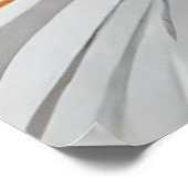 Katten gezicht modern kunst Poster (Hoek)