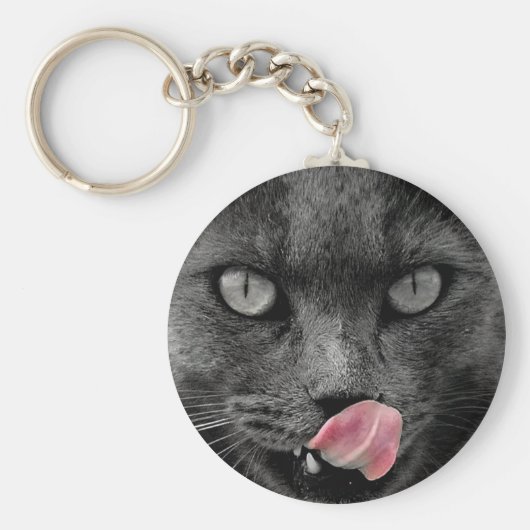 Katten gezicht - Sleutelhanger (Voorkant)