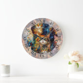 Katten Gezichten Dieren Kunst Grote Klok (Huis)
