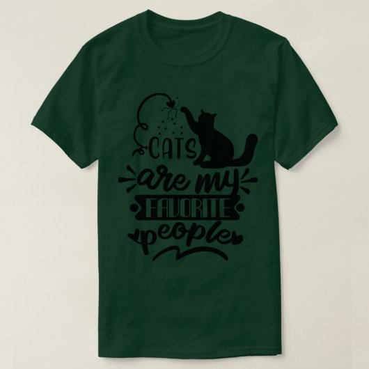 Katten Gift Kitten Kat Lover T-shirt (Design voorkant)