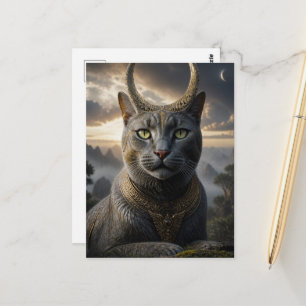 Katten God Fantasie Briefkaart