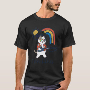 Katten Goede Tijden Zonnebrand Strepen Hawaii Zome T-shirt