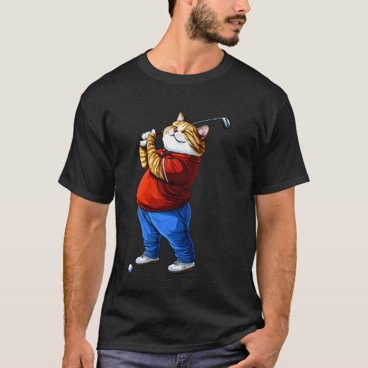 Katten Golf T-shirt (Voorkant)