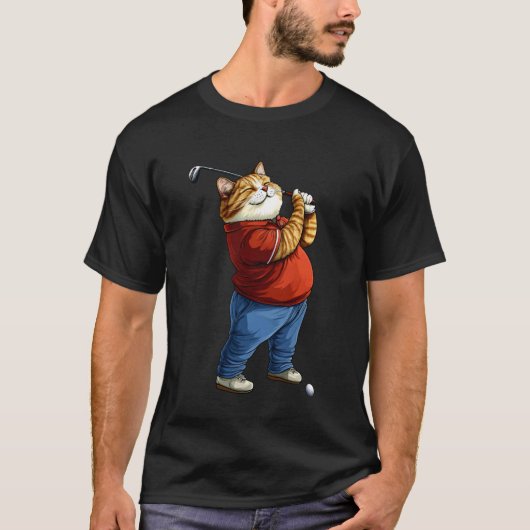 Katten Golf T-shirt (Voorkant)
