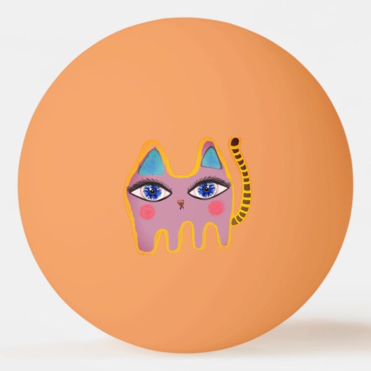 Katten Golfballen Pingpongbal (Voorkant)