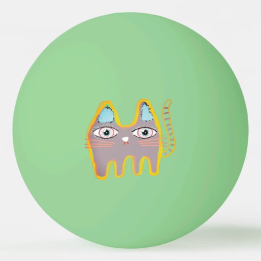 Katten Golfballen Pingpongbal (Voorkant)