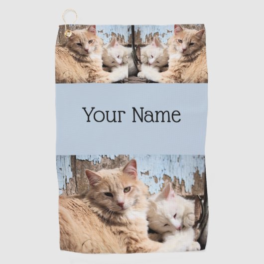 Katten Golfhanddoek (Voorkant)