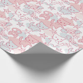 Katten Gothic Japanse stijl Kawaii Heart Cloud Cadeaupapier (Hoek)