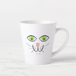 Katten grappig gezicht cartoon-29034 latte mok