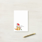 Katten Grappig Kerst Mooie Muis Post-it® Notes (Op bureau)