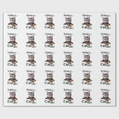 Katten grappige dierliefhebber cadeaupapier (Vlak)