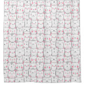 Katten Grappige Gordijnen Douche Badgordijn (Voorkant)