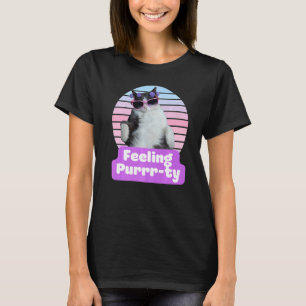 Katten Grappige Meme Kat Feline Gevoel Purr ty T-shirt