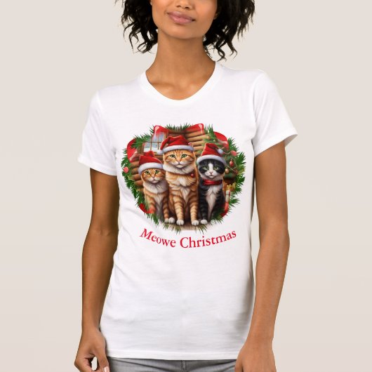 Katten grappige T-shirts (Voorkant)